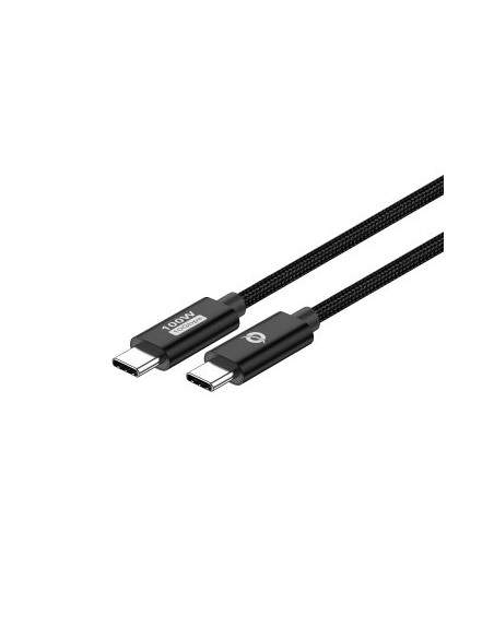 Cable usb - c conceptronic macho - macho 1.2m usb 3.2 gen 2 100w 20v 5a 10gbps e - mark