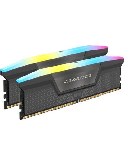 Memoria ram ddr5 64gb kit 2x32gb corsair vengeance rgb 6200 mhz cl32