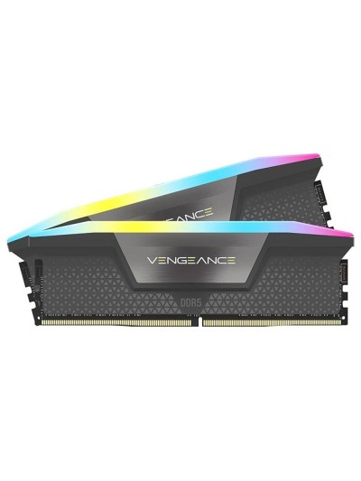 Memoria ram ddr5 32gb kit 2x16gb corsair vengeance rgb 6400mhz cl36