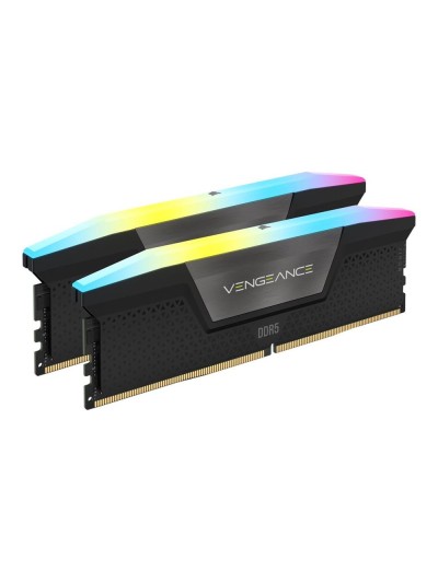 Memoria ram ddr5 64gb kit 2x32gb corsair vengeance rgb 6000 mhz cl30