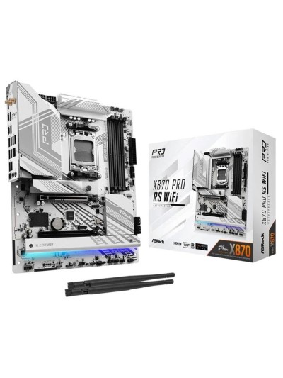 Placa base asrock x870 pro rs wifi am5 eatx