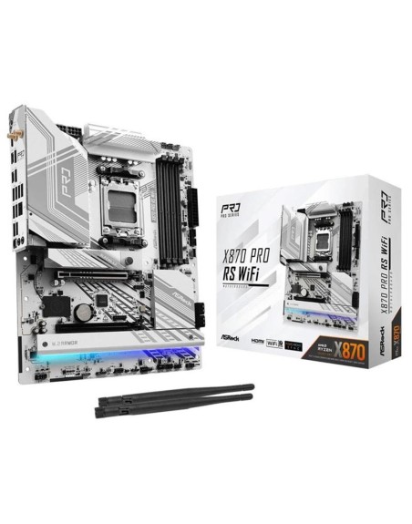 Placa base asrock x870 pro rs wifi am5 eatx