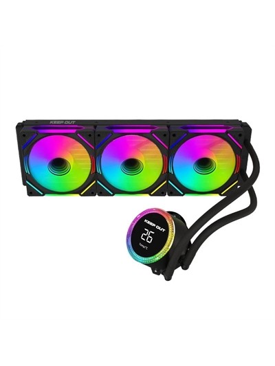 Keep out refrig. liquida xwc - 360 pro display black