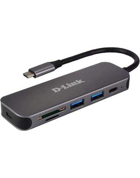 Hub d - link usb tipo c 6 en 1