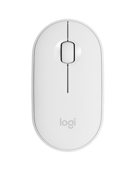 Mouse raton logitech pebble m350 optico wireless inalambrico 1000dpi blanco