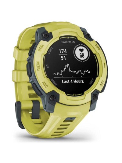 Smartwatch garmin instin e 45mm amarillo correa silicona amarilla