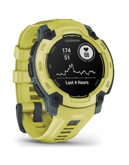 Smartwatch garmin instin e 45mm amarillo correa silicona amarilla