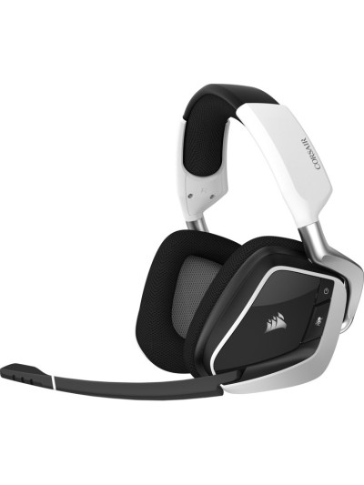 Auriculares gaming corsair void elite rgb wireless 7.1 blanco