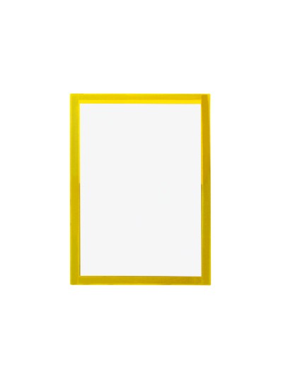 Marco porta anuncios liderpapel magnetico din a4 dorso adhesivo removible color amarillo