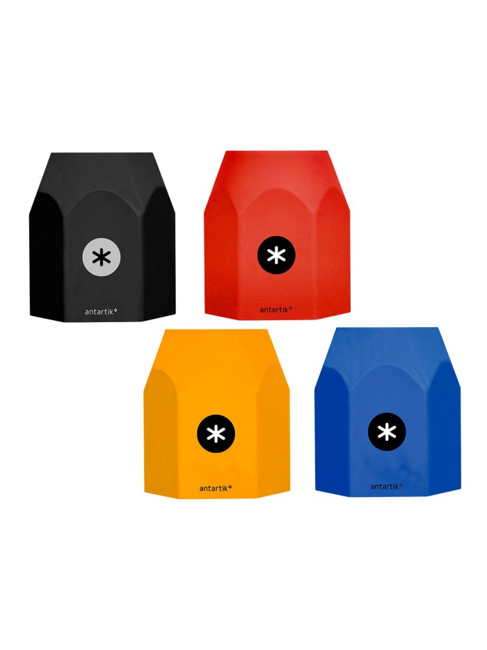 Cubilete portalapices antartik azul mostaza negro y rojo opaco silicona hexagonal 95x85x75 mm Cubilete portalapices antartik azul mostaza negro y rojo opaco silicona hexagonal 95x85x75 mm