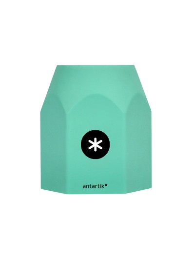 Cubilete portalapices antartik celeste coral lavanda y menta pastel silicona hexagonal 95x85x75 mm
