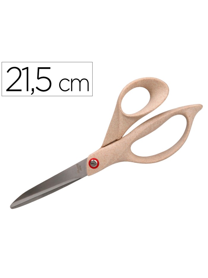 Tijera oficina liderpapel acero inoxidable mango eco material 8/' 21,5 cm en blister Tijera oficina liderpapel acero inoxidable mango eco material 8/' 21,5 cm en blister