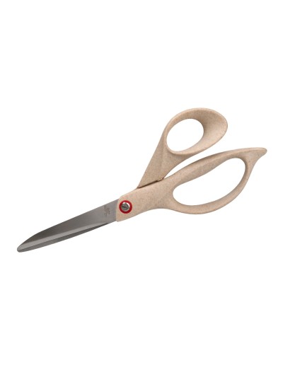 Tijera oficina liderpapel acero inoxidable mango eco material 8/' 21,5 cm en blister