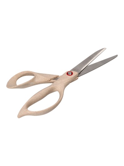 Tijera oficina liderpapel acero inoxidable mango eco material 8/' 21,5 cm en blister