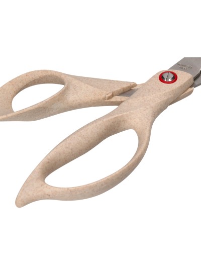 Tijera oficina liderpapel acero inoxidable mango eco material 8/' 21,5 cm en blister