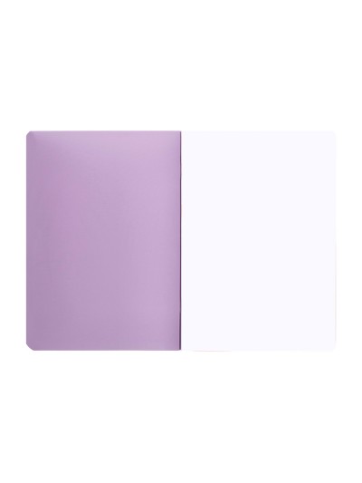 Libreta liderpapel 360 tapa de plastico a5 48 hojas 90g/m2 liso sin margen colores pastel surtidos