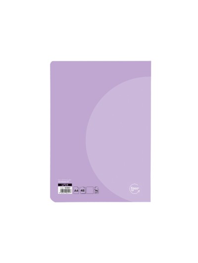 Libreta liderpapel 360 tapa de plastico a5 48 hojas 90g/m2 liso sin margen colores pastel surtidos