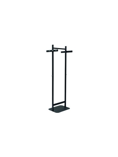 Perchero metalico maul salsa 8 colgadores color negro 520x1730x400 mm