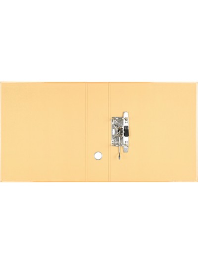 Archivador de palanca liderpapel a4 color system forrado sin rado lomo 80 mm melocoton compresor metalico