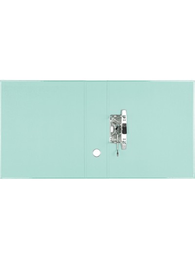 Archivador de palanca liderpapel a4 color system forrado sin rado lomo 80 mm menta compresor metalico