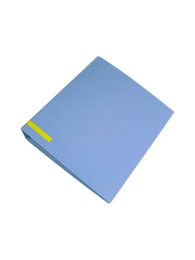 Archivador de palanca liderpapel a4 color system forrado sin rado lomo 80 mm celeste compresor metalico