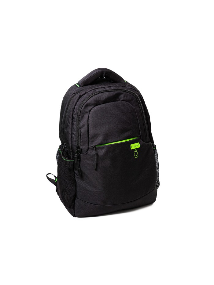 Mochila para portatil q-connect 15,6/' negra con asa 2 bolsillos exteriores 320x430x140 mm Mochila para portatil q-connect 15,6/' negra con asa 2 bolsillos exteriores 320x430x140 mm