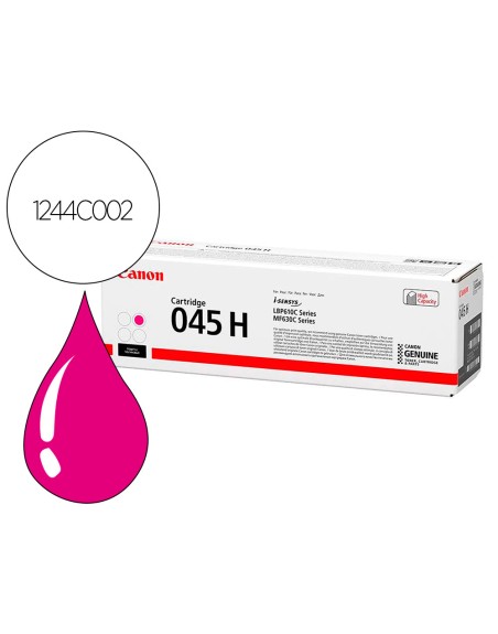 Toner canon 045 h i-sensys lbp611 / lbp613 magenta 2200 paginas