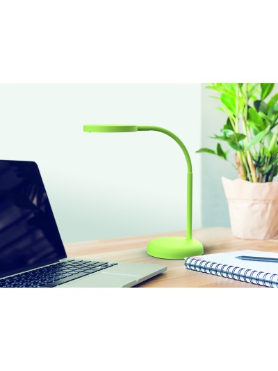 Lampara de escritorio maul led joy color verde lima 137x335x358 mm