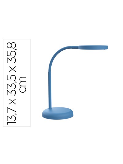 Lampara de escritorio maul led joy color azul 137x335x358 mm