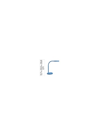Lampara de escritorio maul led joy color azul 137x335x358 mm