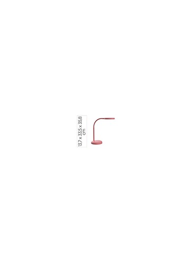 Lampara de escritorio maul led joy color rosa 137x335x358 mm