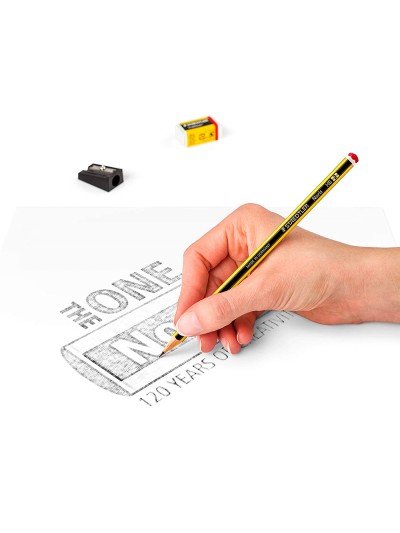 Expositor sobremesa staedtler noris 120 diseño feliz aniversario 152 unidades surtidas 383x382x250 mm