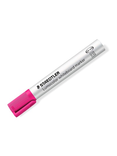 Rotulador staedtler lumocolor 351 para pizarra blanca punta redonda 2 mm recargable color rosa