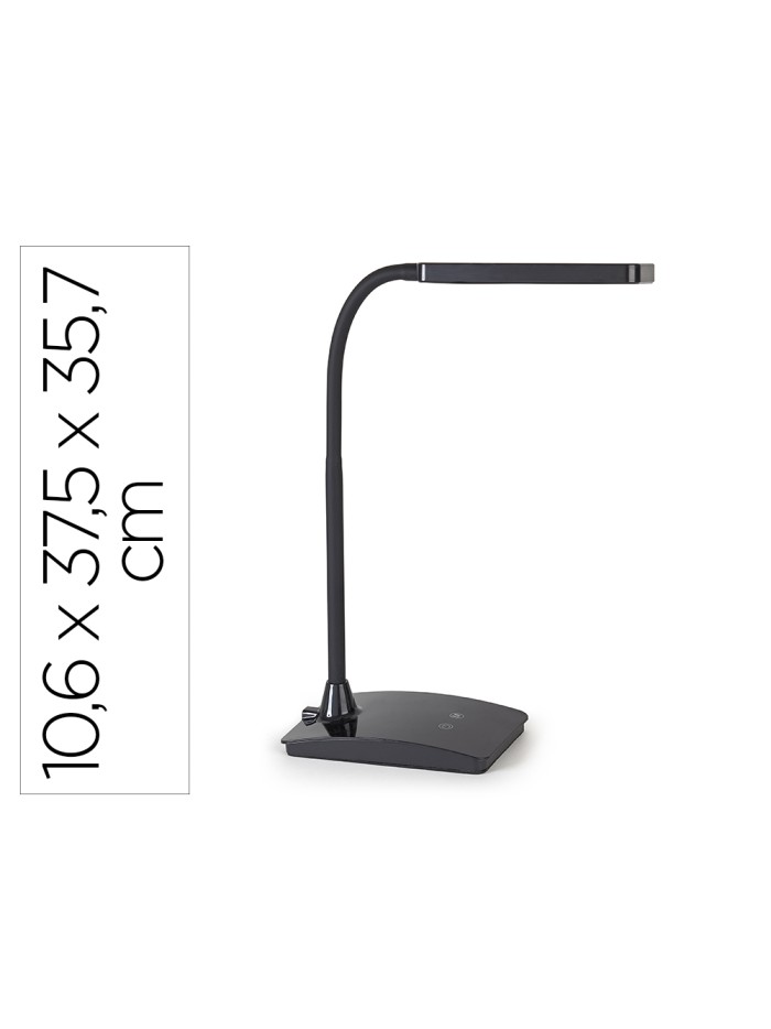 Lampara de escritorio maul led pearly tres niveles intensidad color negro 106x375x357 mm Lampara de escritorio maul led pearly tres niveles intensidad color negro 106x375x357 mm
