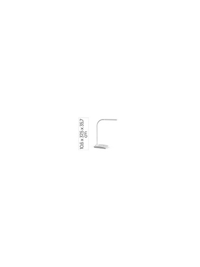Lampara de escritorio maul led pearly tres niveles intensidad color blanco 106x375x357 mm