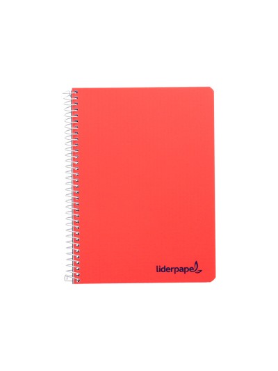 Cuaderno espiral liderpapel a5 wonder tapa plastico 80h 90gr cuadro 5mm con margen colores surtidos