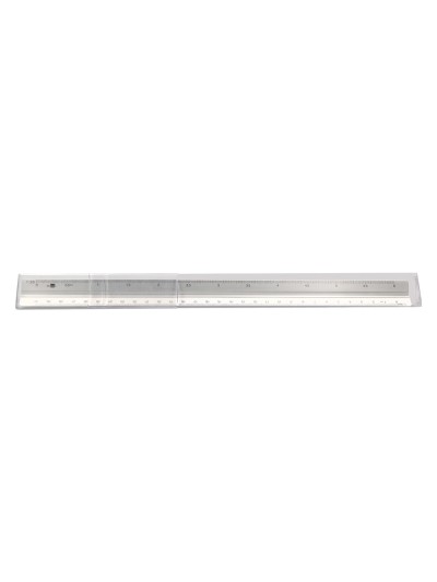 Escala liderpapel aluminio forma triangular con funda protectora longitud 30 cm 1:20 1:25/1:50/1:75/1:100/1:150