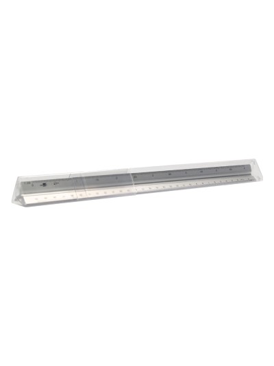 Escala liderpapel aluminio forma triangular con funda protectora longitud 30 cm 1:20 1:25/1:50/1:75/1:100/1:150