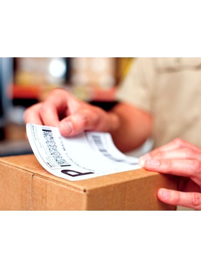 Etiqueta adhesiva dymo labelwriter para envio 104x159 mm blanca para impresoras 4xl/5xl rollo de 220 unidades