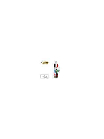 Set bic megatubo 1 cristal celebration oro + 1 shine plata + 1 fluorescente grip amarillo + 1 corrector micro