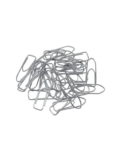 Clips niquelados q-connect n 1 picos 20 mm punta caja de 100 unidades
