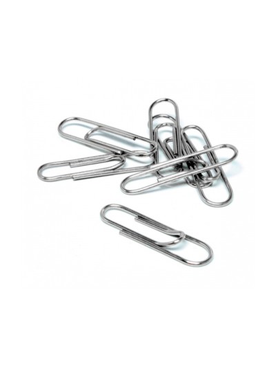 Clips niquelados q-connect n 4 planos 50 mm caja de 100 unidades