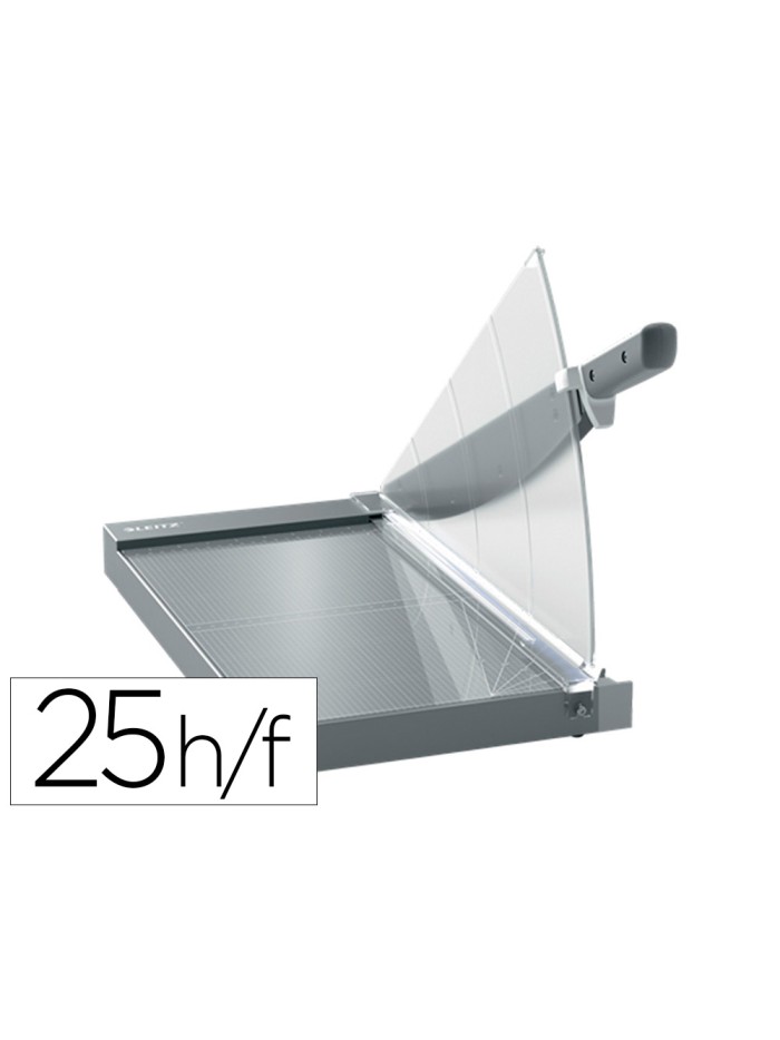 Cizalla de palanca leitz precision office pro a3 base cristal longitud corte 457 mm capacidad de corte 25 hojas Cizalla de palanca leitz precision office pro a3 base cristal longitud corte 457 mm capacidad de corte 25 hojas