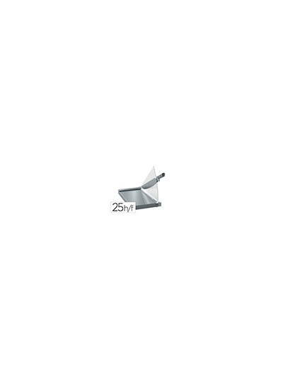 Cizalla de palanca leitz precision office pro a3 base cristal longitud corte 457 mm capacidad de corte 25 hojas