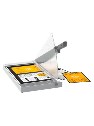 Cizalla de palanca leitz precision home office a3 base plastico longitud corte 457 mm capacidad de corte 10