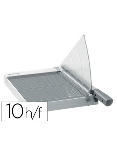 Cizalla de palanca leitz precision home office a4 base plastico longitud corte 380 mm capacidad de corte 10 hojas