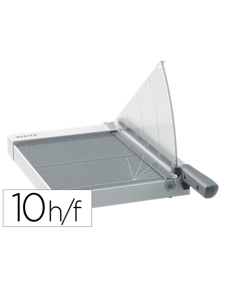 Cizalla de palanca leitz precision home office a4 base plastico longitud corte 380 mm capacidad de corte 10 hojas