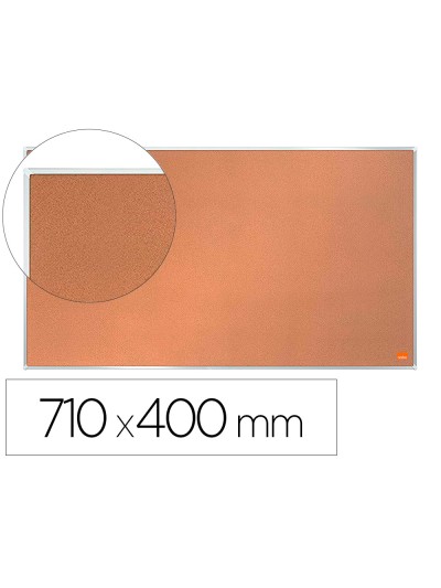 Tablero de anuncios nobo impression pro corcho formato panoramico 32/' 710x400 mm
