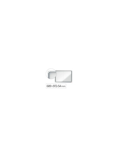 Vitrina de anuncios nobo premium plus magnetica con puerta corredera 8 x din a4 689x972x54 mm
