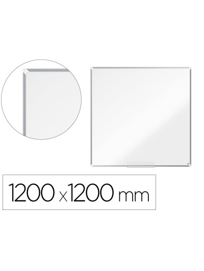 Pizarra blanca nobo premium plus melamina 1200x1200 mm
